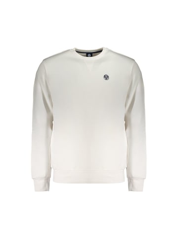 North Sails Weiß Baumwolle Herren Sweatshirt