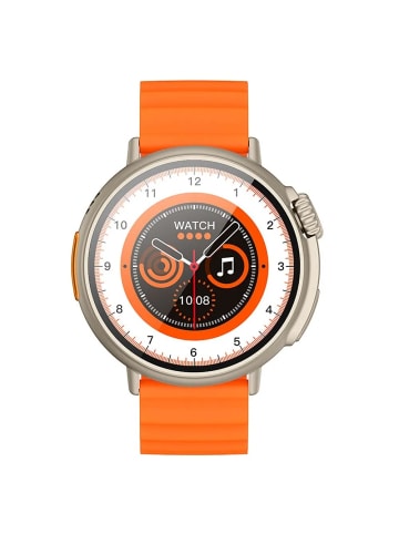 HOCO Smartwatch Y18 schwarz  iOS- und Android-Systeme in Orange