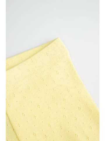 Coccodrillo Kurze Lochmuster-Leggings in gelb