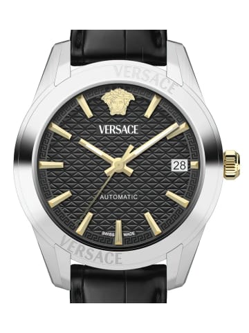 Versace Analoguhr für Damen in Schwarz