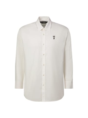 Karl Lagerfeld Langarmhemd 605931 in weiss
