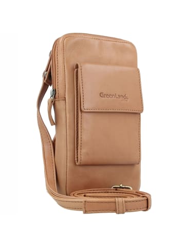 Greenland Nature Handytasche Leder 11 cm mandarine