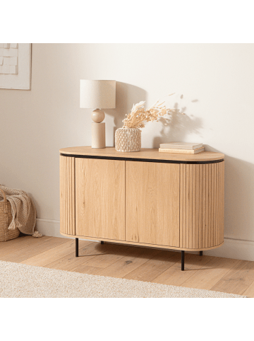 CALICOSY Sideboard MALAGA in Helles - (W) 120 x (H) 72 x (L) 40 cm