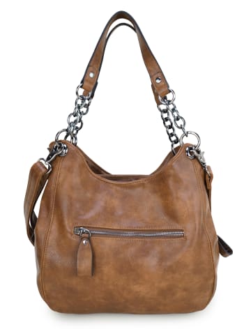 Harpa Schultertasche in spiced caramel