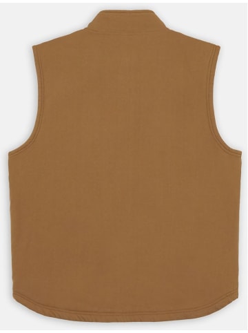 Dickies Weste "Sherpa Lined Duck Vest" in Braun