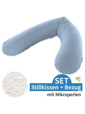 Theraline Stillkissen Das Original mit Mikroperlen-Füllung in blau