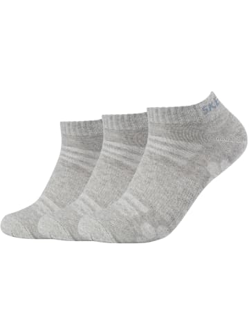 Skechers Skechers 3PPK Mesh Ventilation Socks in Grau