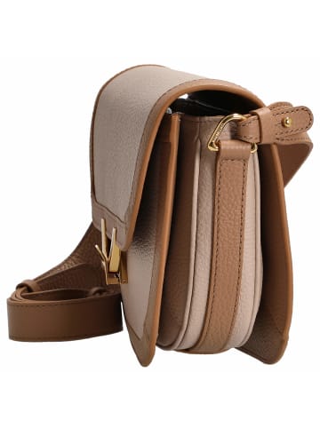 COCCINELLE Dew Bicolor - Umhängetasche 22 cm (rosette/blanco) in rosette blanco