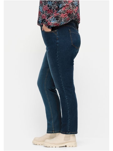 sheego Jeans in dark blue Denim