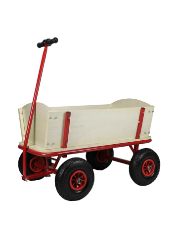 Beachtrekker Beachtrekker Style Holzbollerwagen, Handwagen, Leiterwagen (Natur)