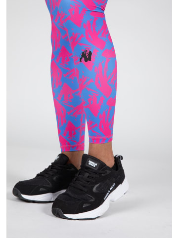 Gorilla Wear Leggings - Colby - Blau/Rosa