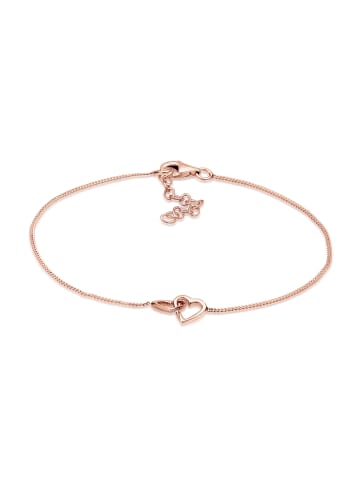 Elli Armband 925 Rosegold Herz in Rosegold