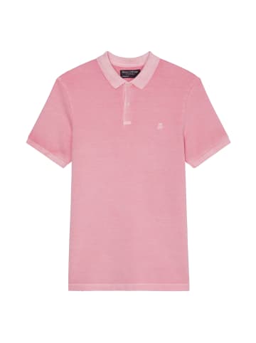 Marc O'Polo Kurzarm-Poloshirt Piqué shaped in pink sugar