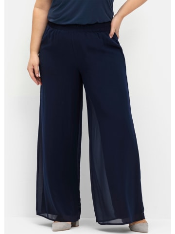 sheego Palazzohose in marine