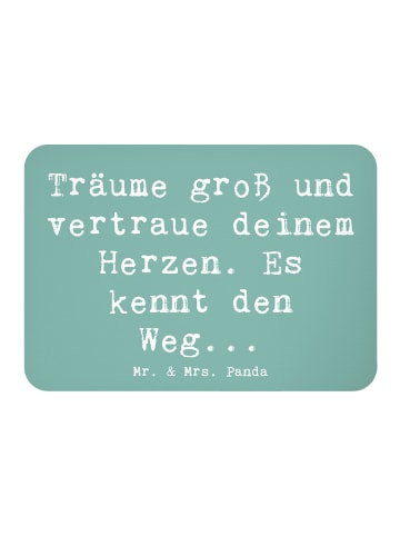 Mr. & Mrs. Panda Magnet Spruch Herzen Vertrauen mit Spruch in Meeresbrise