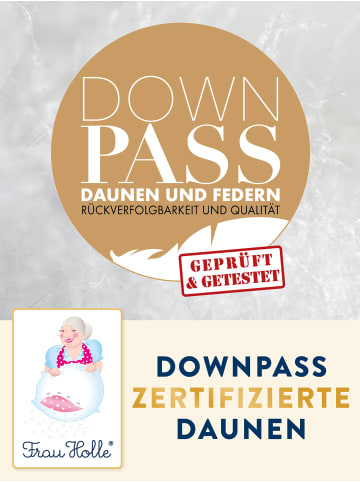 Frau Holle  KLASSIK Ganzjahresbettdecke ''MEDIUM'' in Weiß