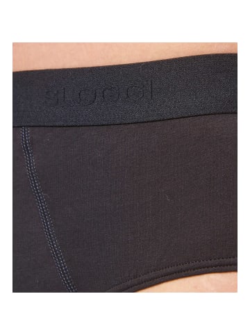 Sloggi Slip 4er Pack in Schwarz