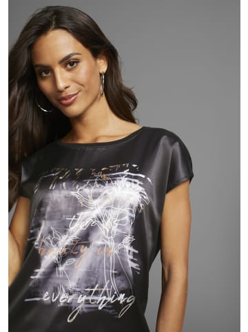 Laura Scott Shirtbluse in schwarz-grau