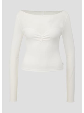 QS T-Shirt in 0200_creme