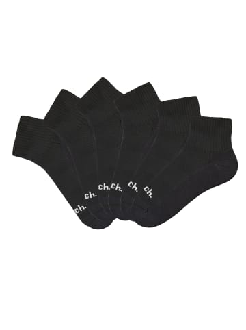 Bench Kurzsocken in 6x schwarz