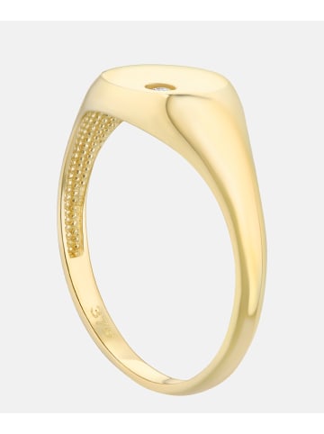 Vanlere Siegelring aus 375 Gelbgold mit Zirkonia