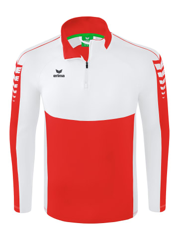 erima Unisex Erwachsene Six Wings Trainingstop in rot/weiss