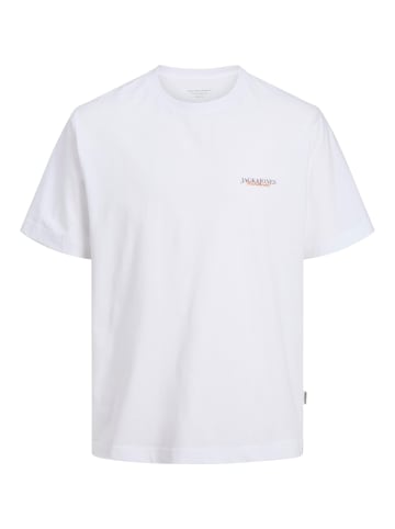 JACK & JONES PLUS T-shirt in Bright White