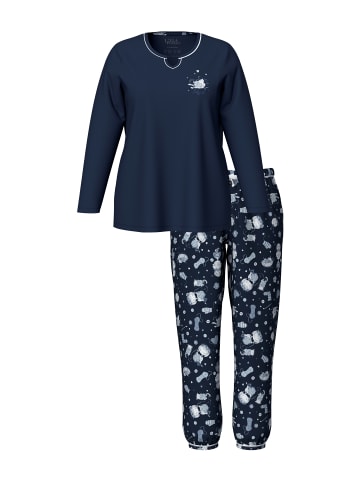 Ulla Popken Pyjama in nachtblau