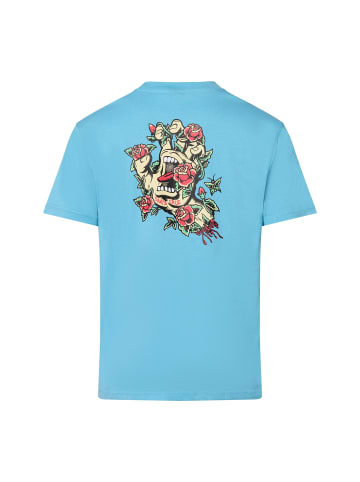 Santa Cruz T-Shirt Screaming Rose Flash in hellblau