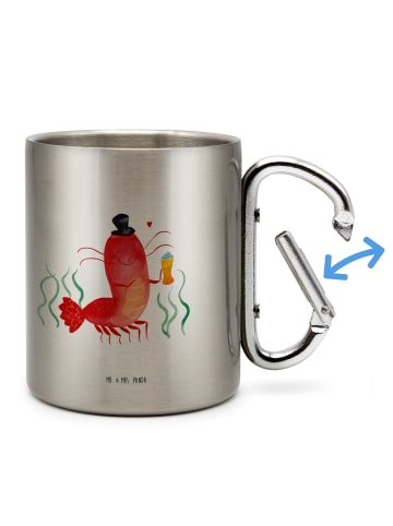 Mr. & Mrs. Panda Thermobecher Hummer Weizen ohne Spruch in Silber