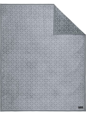 LOOKS by Wolfgang Joop Jacquard, Baumwollmischung Wohndecke in grau
