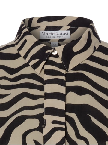 Marie Lund Kleid in schwarz beige - 0041