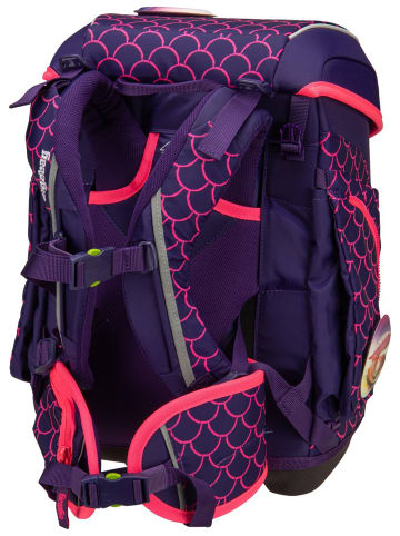 Ergobag Schulranzen cubo Set COLOR FLASH in PerlentauchBär