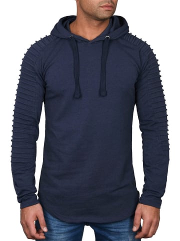 Alessandro Salvarini Hoodie AS-038 in Navy