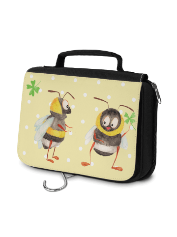 Mr. & Mrs. Panda Badetasche Hummeln Kleeblatt ohne Spruch in Gelb Pastell