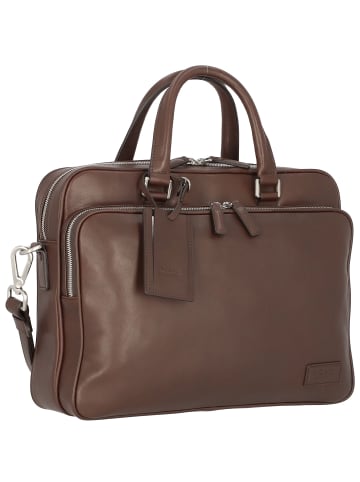 PICARD Authentic Aktentasche Leder 38 cm Laptopfach in cafe