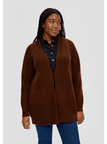 TRIANGLE Strickjacke langarm in Braun