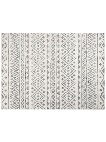 Beliani Kurzflor ASPANI in Beige/Grau - (W) 300 x (L) 400 cm