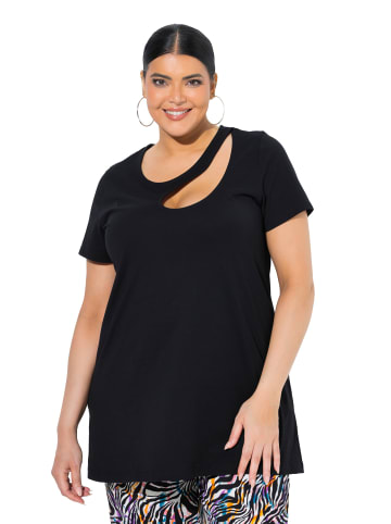 Ulla Popken Longshirt in schwarz