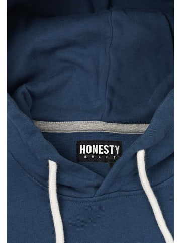 HONESTY RULES Kapuzenpullover " Basic " in blau