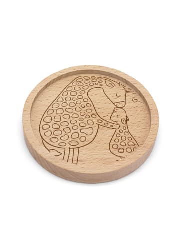 Mr. & Mrs. Panda Untersetzer Giraffe Kind ohne Spruch in Transparent