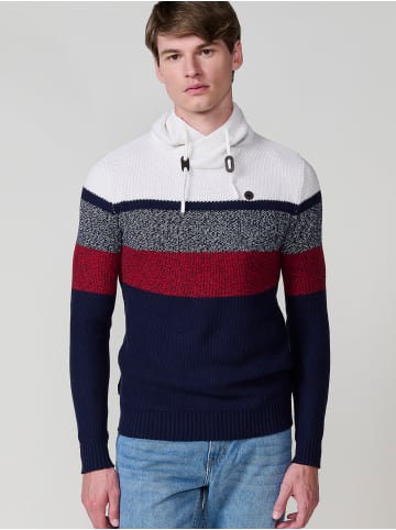 KOROSHI Gestrickter pullover in blau
