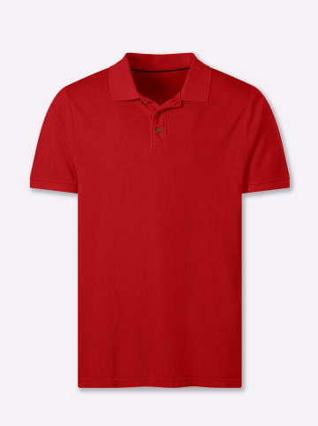 WITT WEIDEN Kurzarm-Poloshirt in kirsche