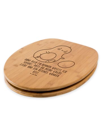Mr. & Mrs. Panda Toilettensitz Avocado Kern rollt mit Spruch in Transparent