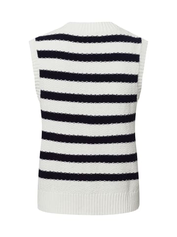 Marie Lund Pullunder in ecru marine - 0001