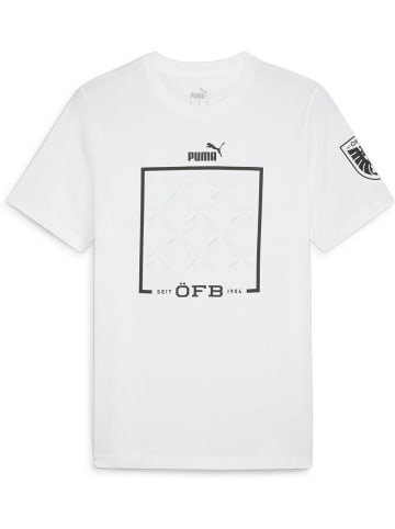Puma T-Shirt "ÖFB Ftblicons Tee" in Weiß