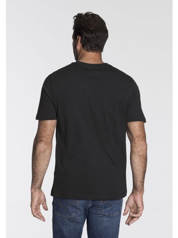 Man's World V-Shirt in schwarz