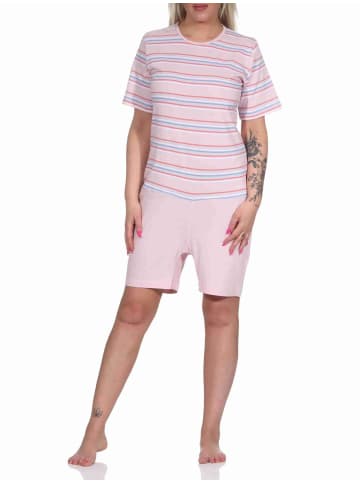 NORMANN Pflegeoverall kurzarm Reissverschluss - 73711 in rosa