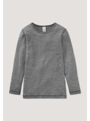 Hessnatur Langarmshirt in anthrazit