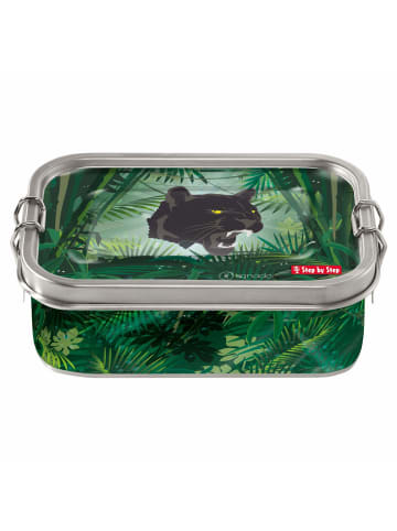 Step by Step Edelstahl Lunchbox 18 cm in wild cat chiko